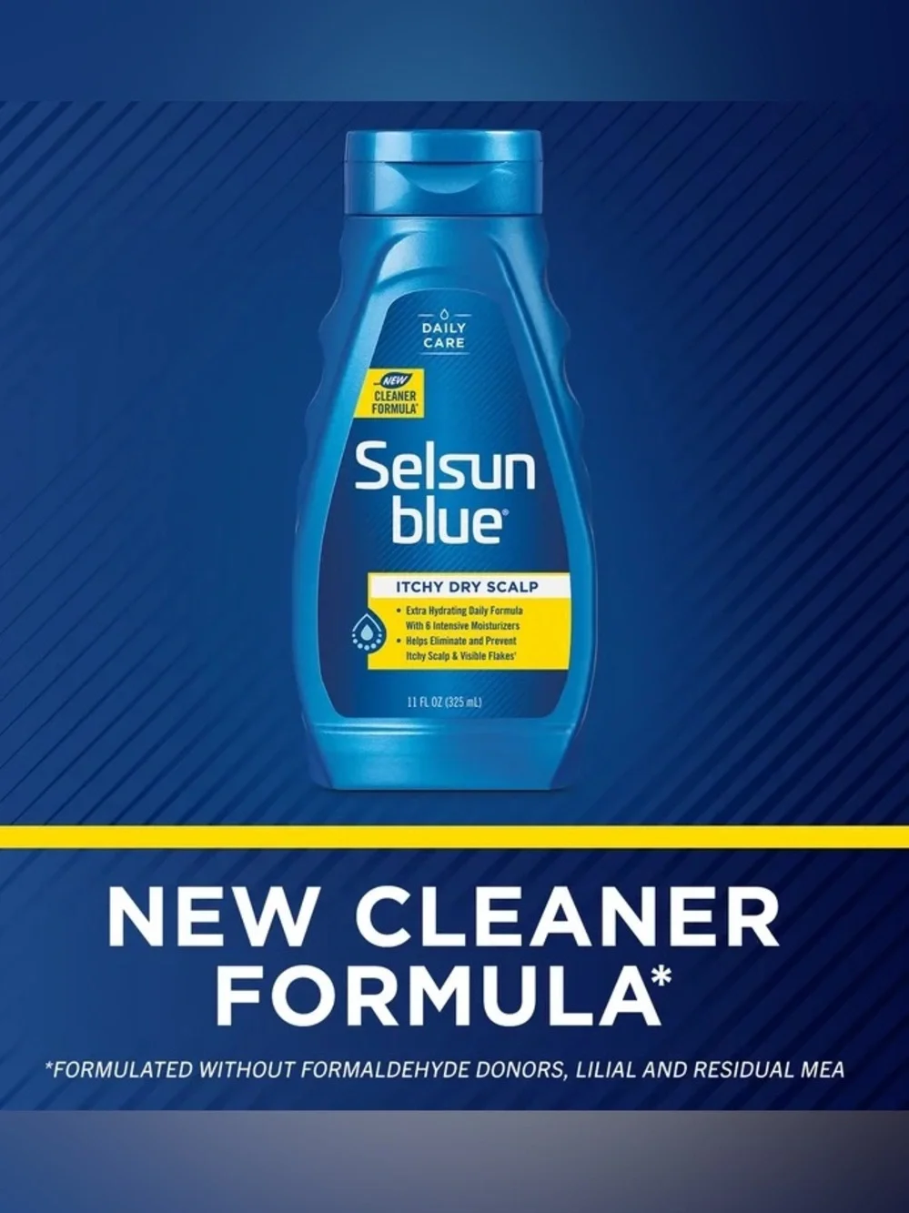 Selsun Blue Itchy Dry Scalp Antidandruff Shampoo, 11 fl. oz. NWT